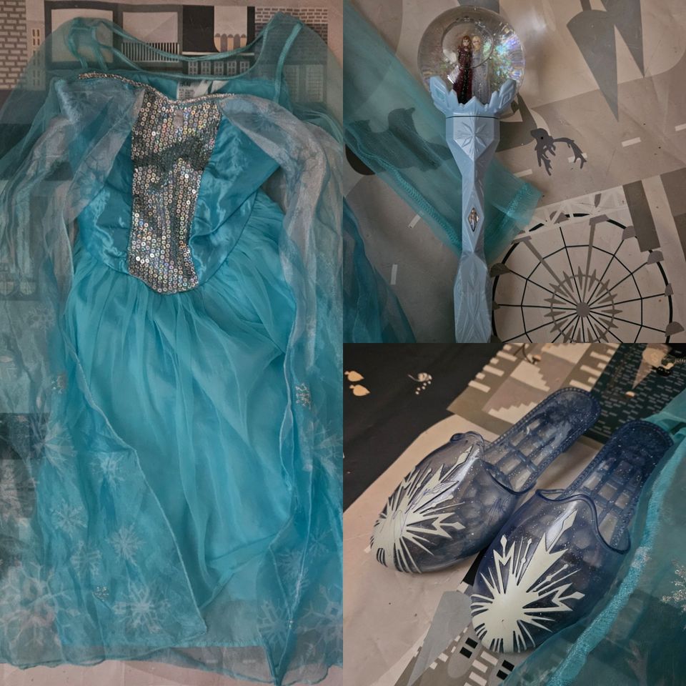 Elsa puku ja tarvikkeita/leluja
