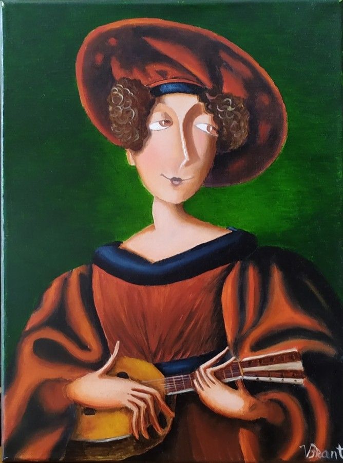 Taulu - Viktoria Brantin maalaus kankaalle