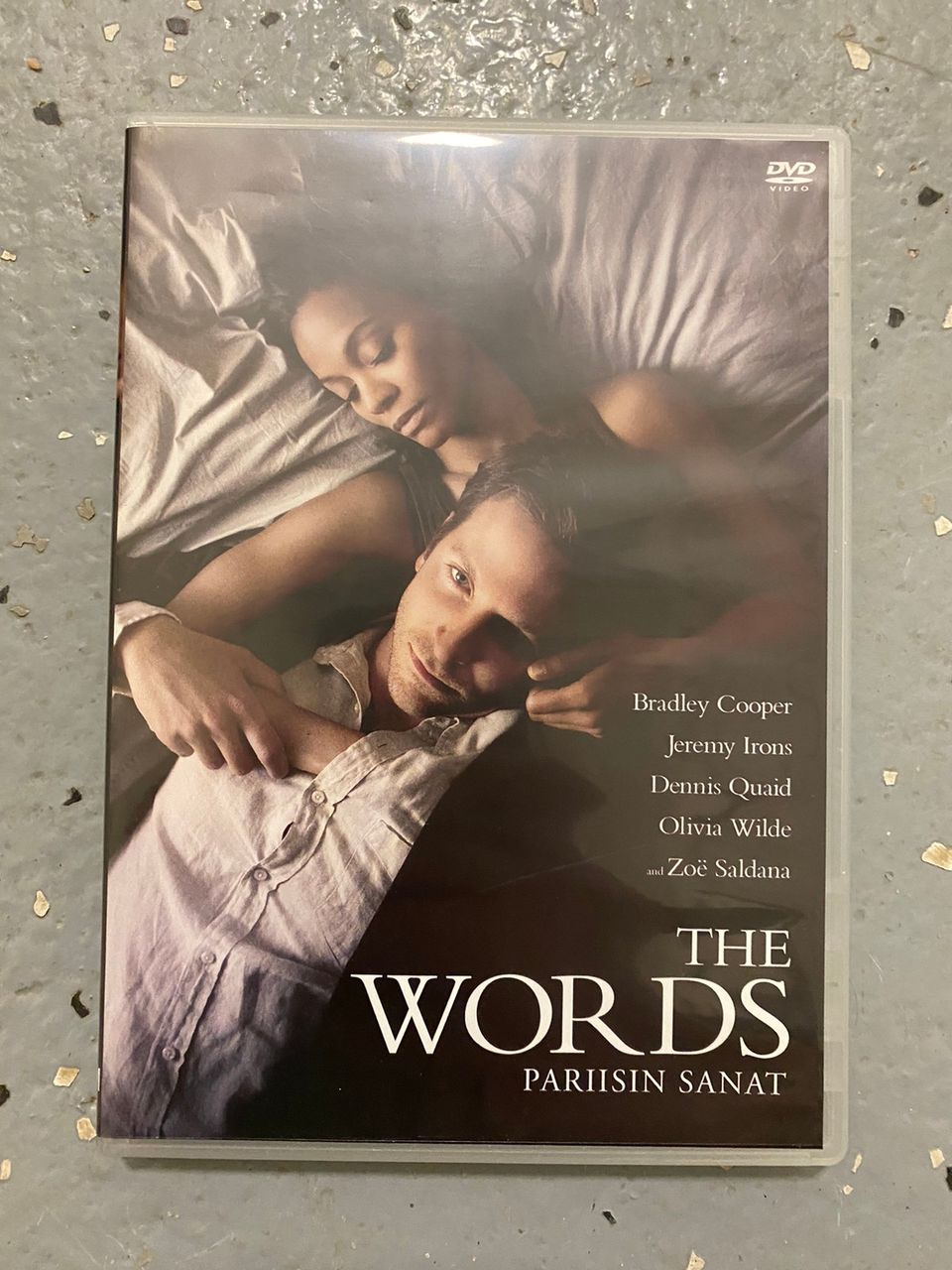 The words dvd