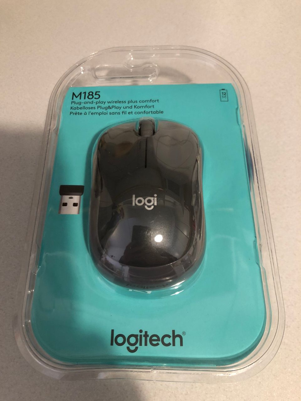 Logitech M185 langaton hiiri uusi