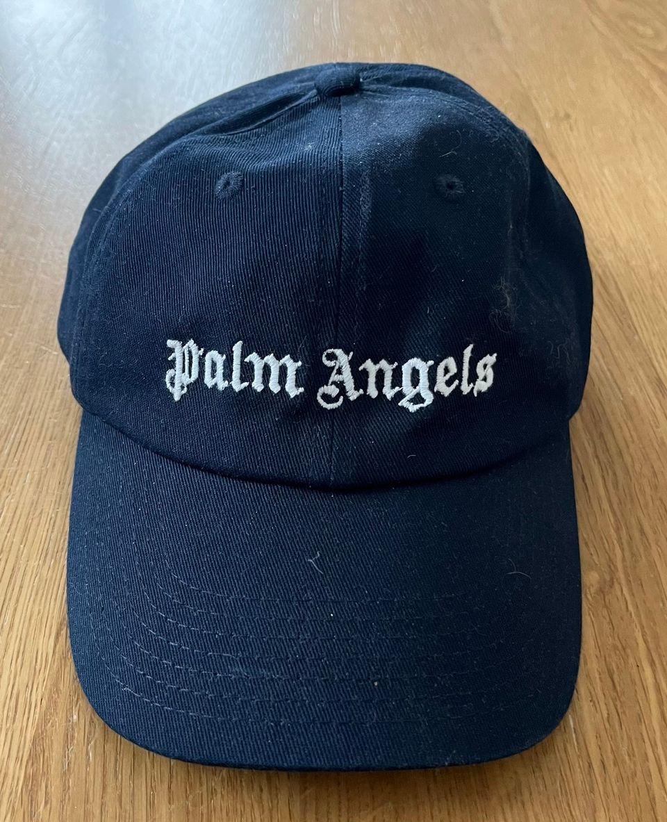 Palm Angels Logo Baseball Cap  sininen uusi
