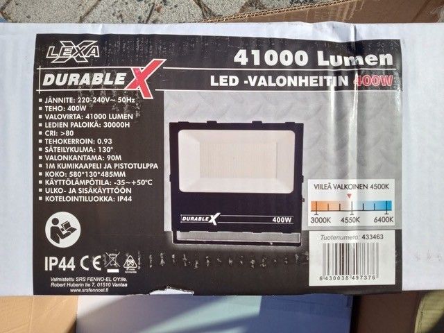 LED VALONHEITIN 400W 41000Lumen