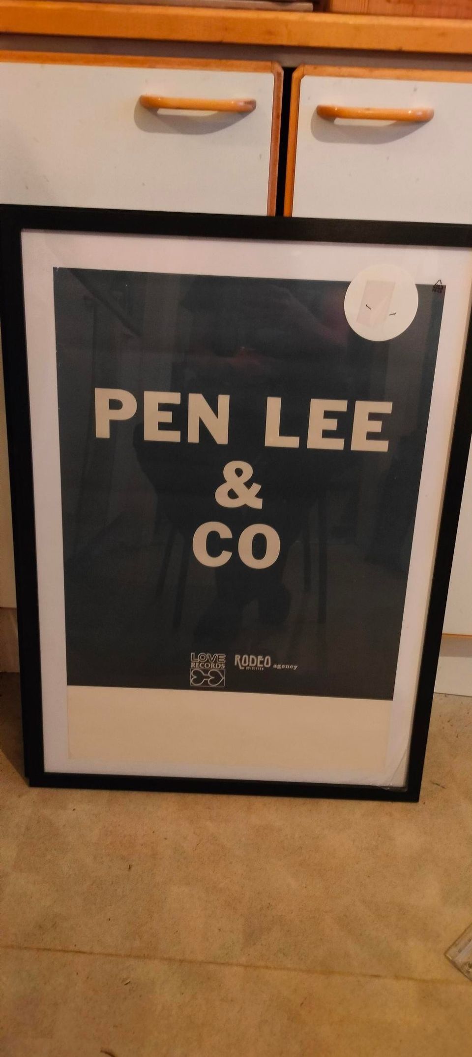 Pen Lee & Co vintage Love Records juliste