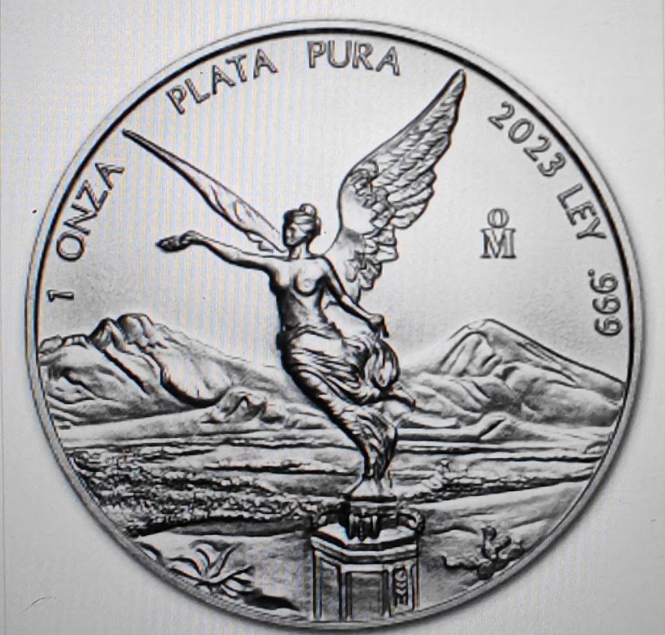 2023 1 Onza Mexican Silver Libertad Coin BU