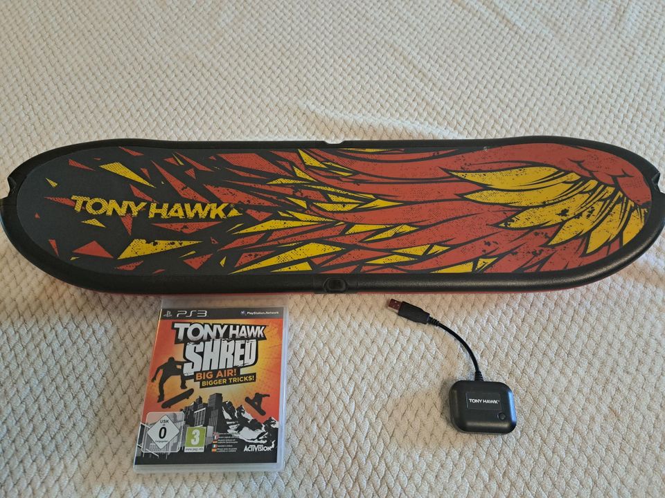 Tony Hawk Shred Skateboard bundle Ps3