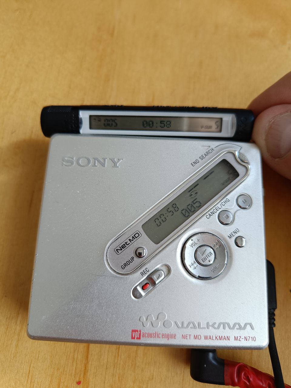 Sony Walkman MZ-N710 minidisc-soitin