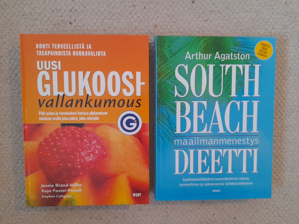 South beach dieetti Arthur Agatston ja uusi glukoosi vallankumous kirjat settinä