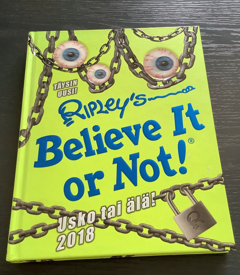 Ripley's believe it or not 2018 usko tai älä