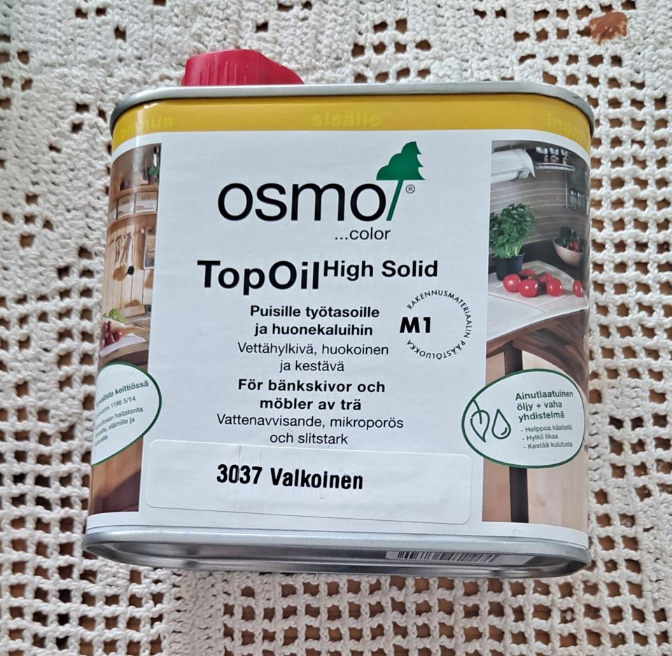 osmo TopOil High Solid 3037 Valkoinen 0.5l