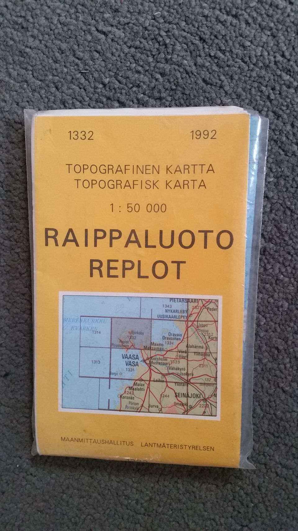 Raippaluoto 1992 kartta