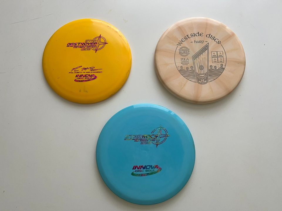 3 kpl Frisbee kiekkoja
