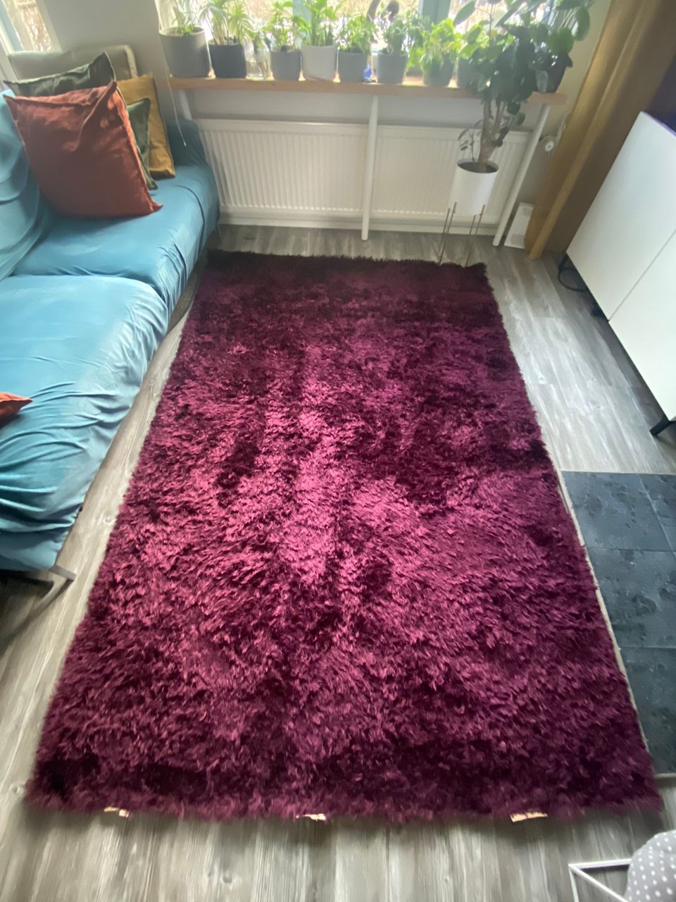 Violetti viininpunainen matto 160x230cm uusi