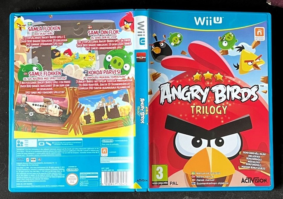 Wii U: Angry Birds Trilogy - PAL SCN