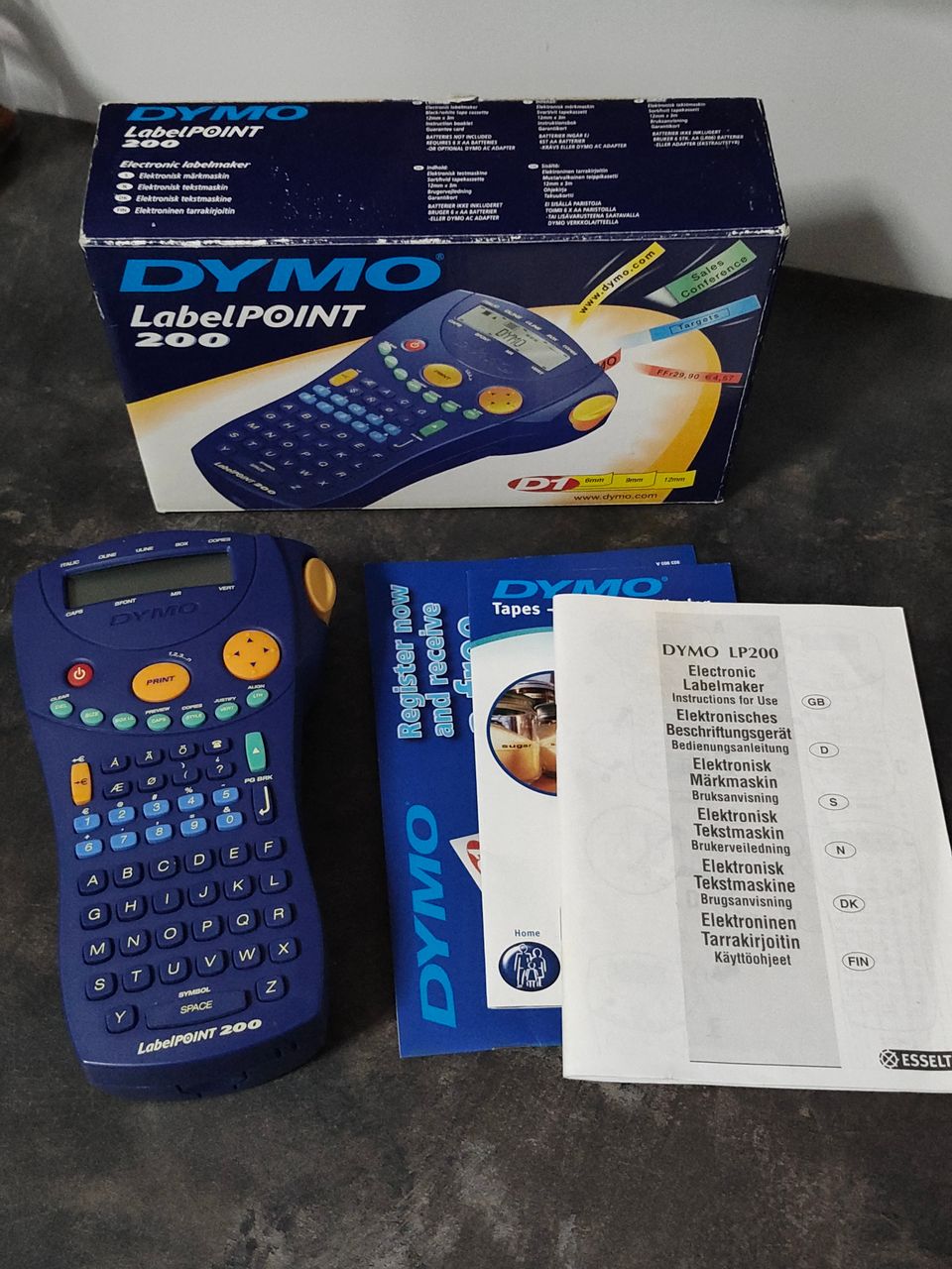 Dymo Labelpoint 200 elektroninen tarrakirjoitin