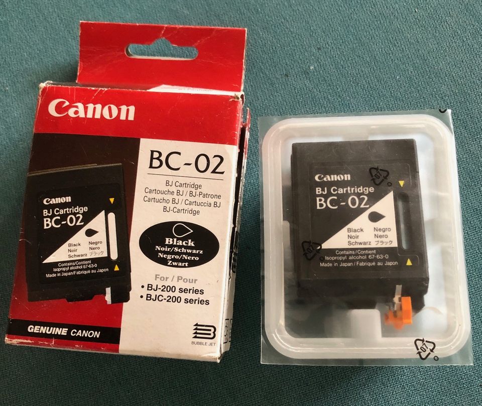 Canon BC-02 kasetti (eli kirjoitinpää) musta