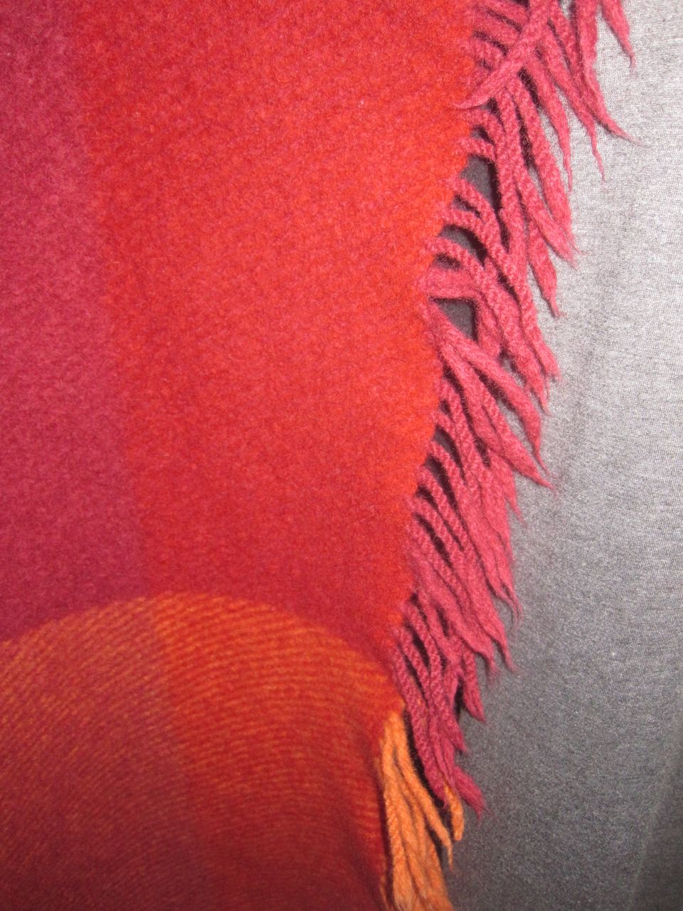Vintage Barker Textiles Finland villahuopa viltti torkkupeitto