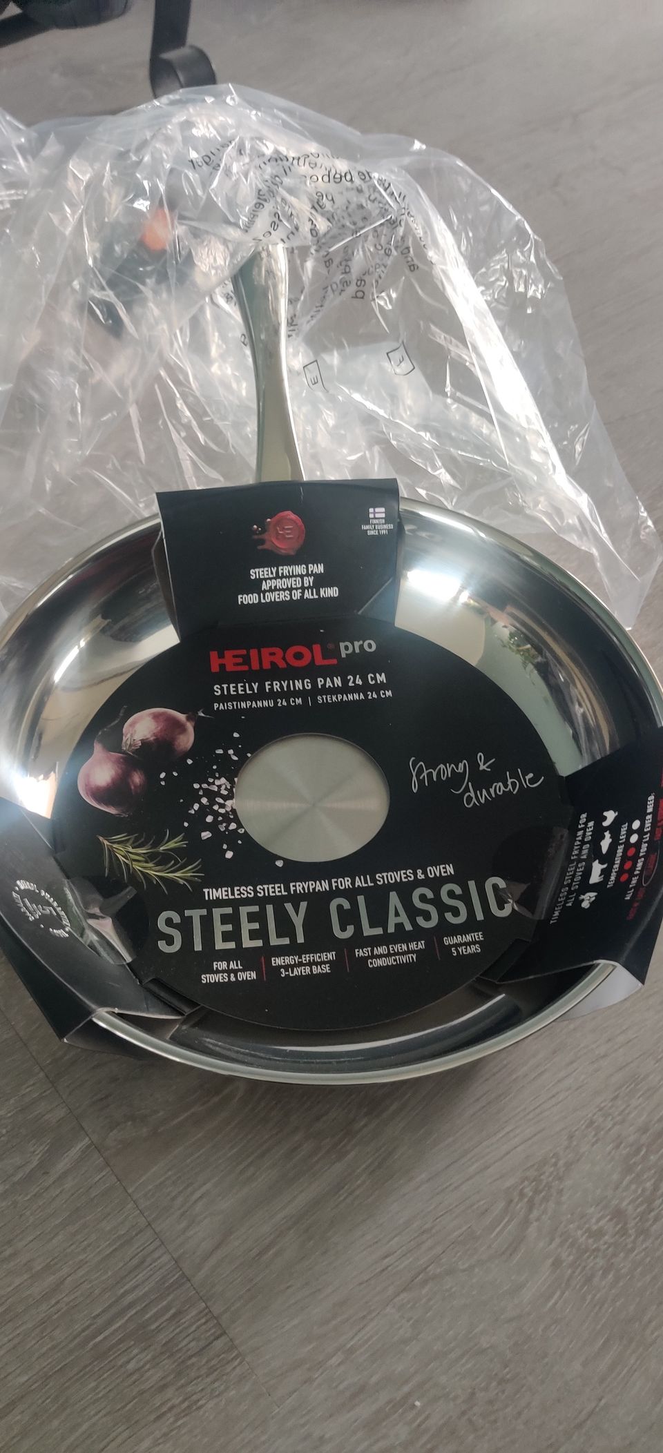Heirol pro steel classic 24 cm
