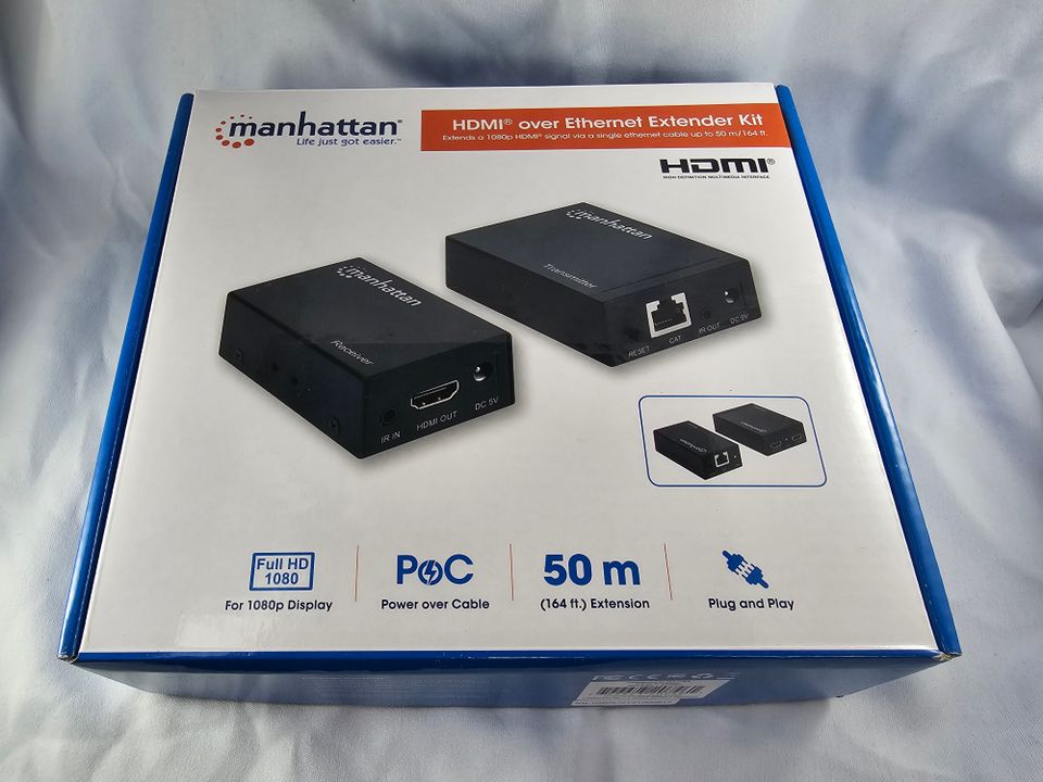 Manhattan FullHD HDMI over Ethernet Extender Kit