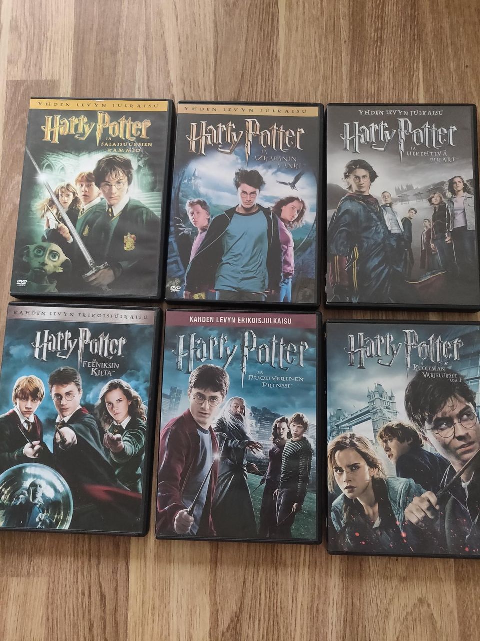 Harry potter dvd elokuvat