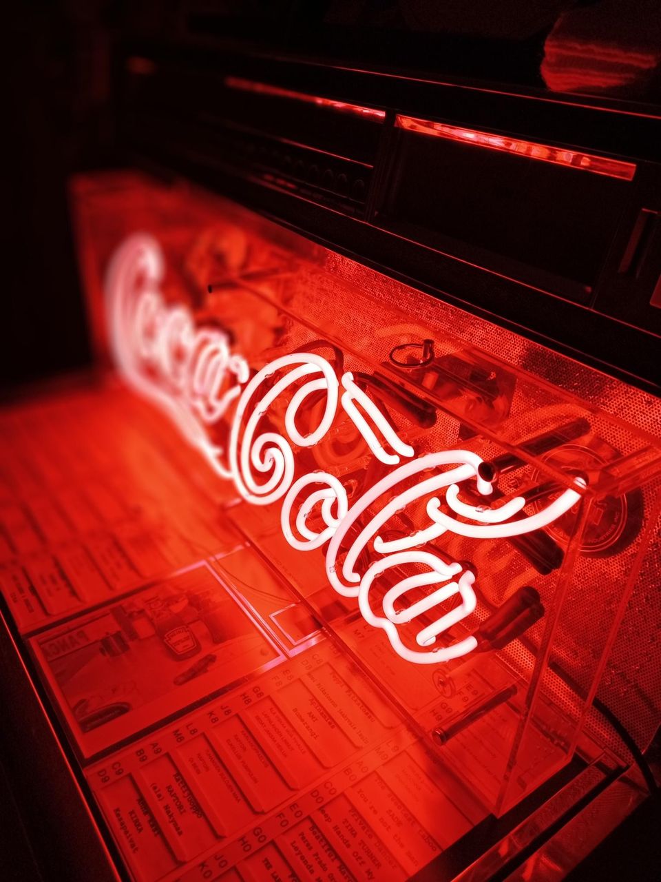 Coca-cola neonvalo
