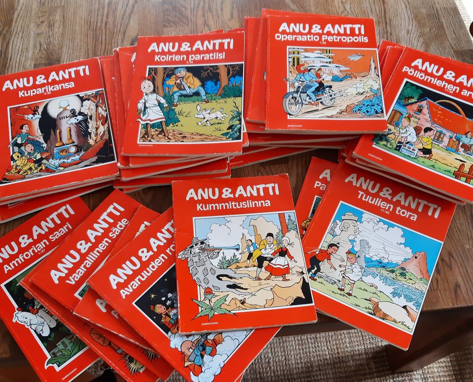 Anu ja Antti -sarjakuvat