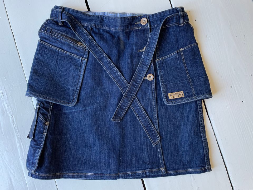 FLORA MANUFAKTUR denim työhame