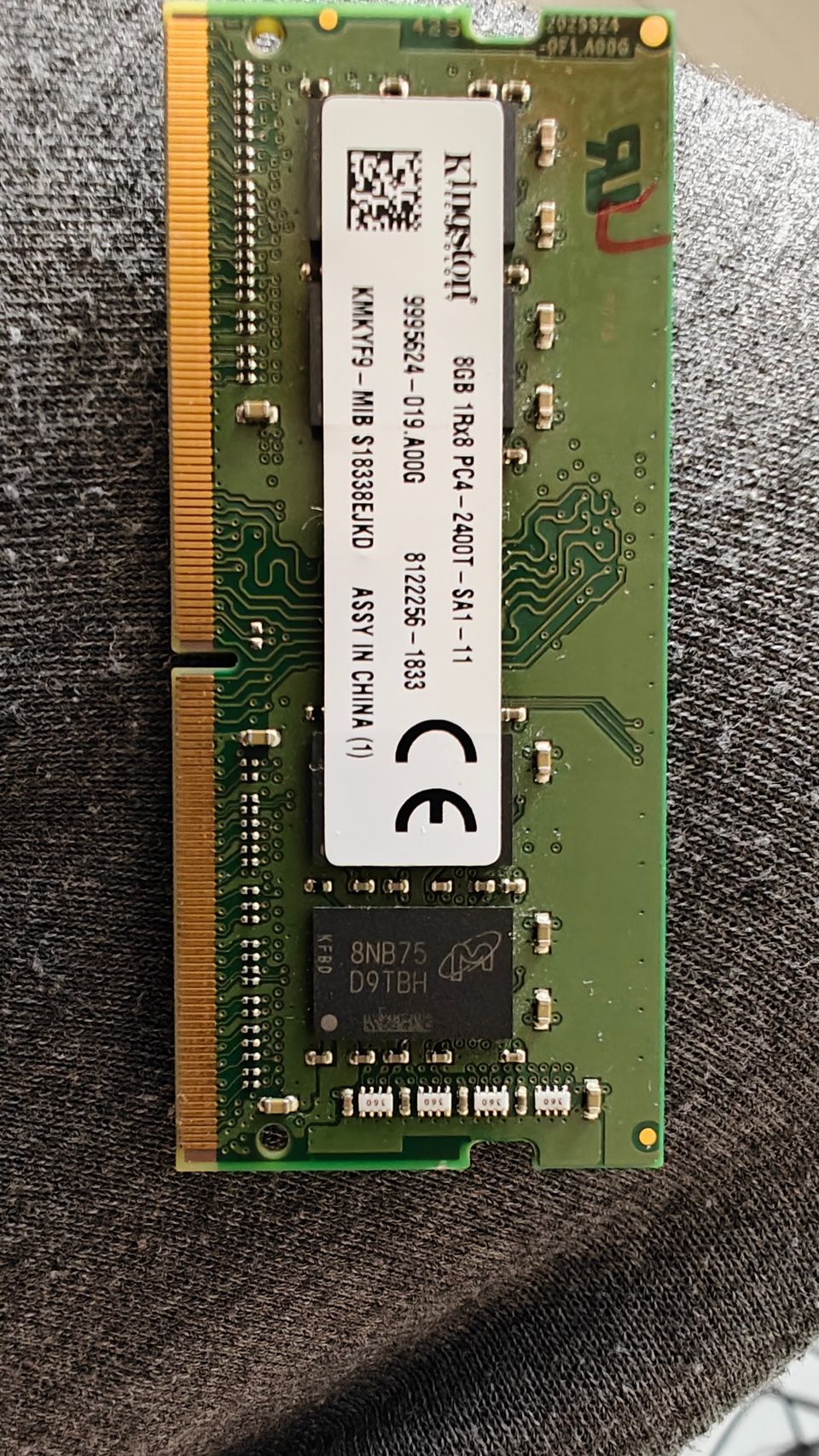 Kingston 8gb läppärin muistikampa