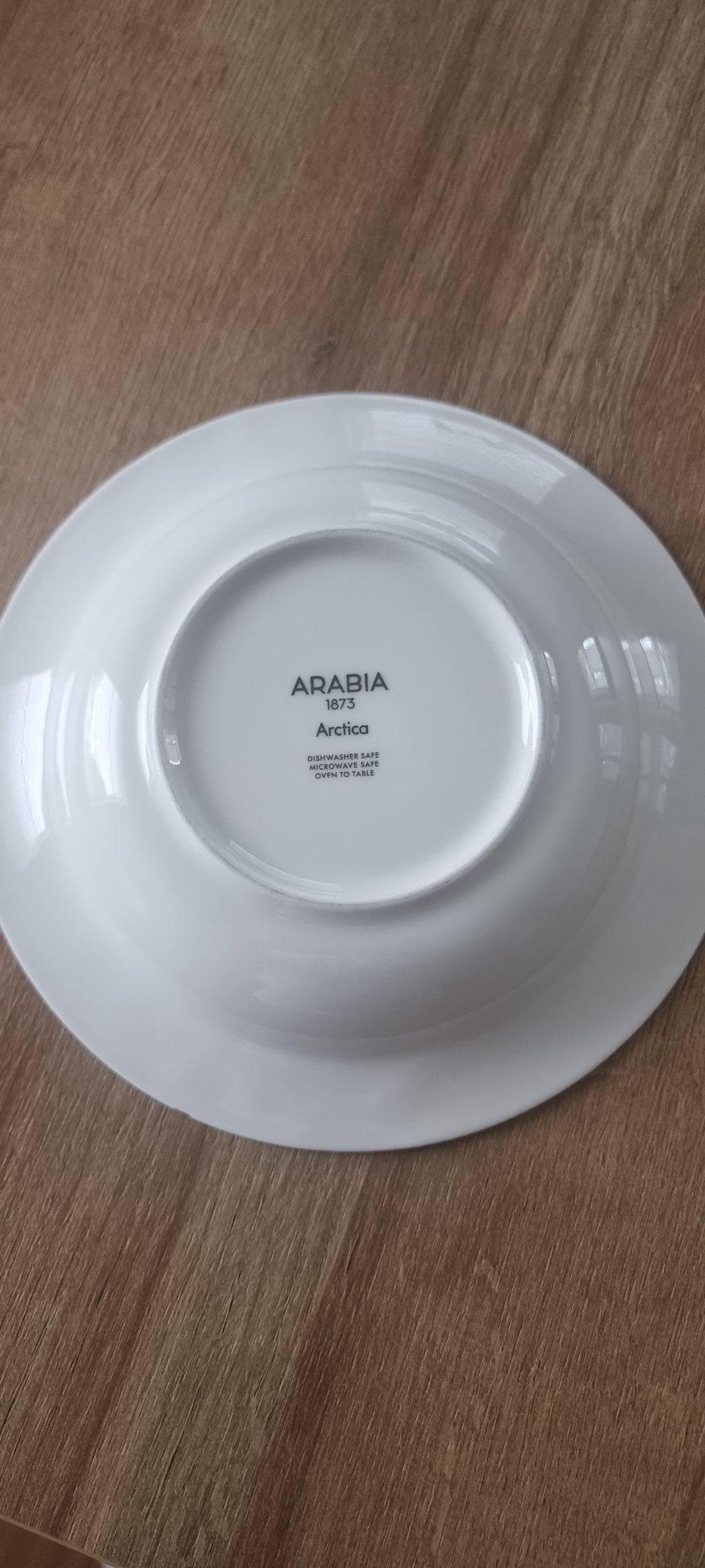 Arabia arctica syvä ruokalautanen, 20cm