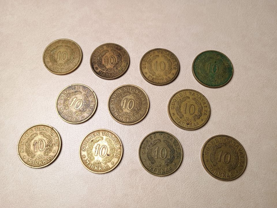 10 markkaa alpro 1928-39 11kpl