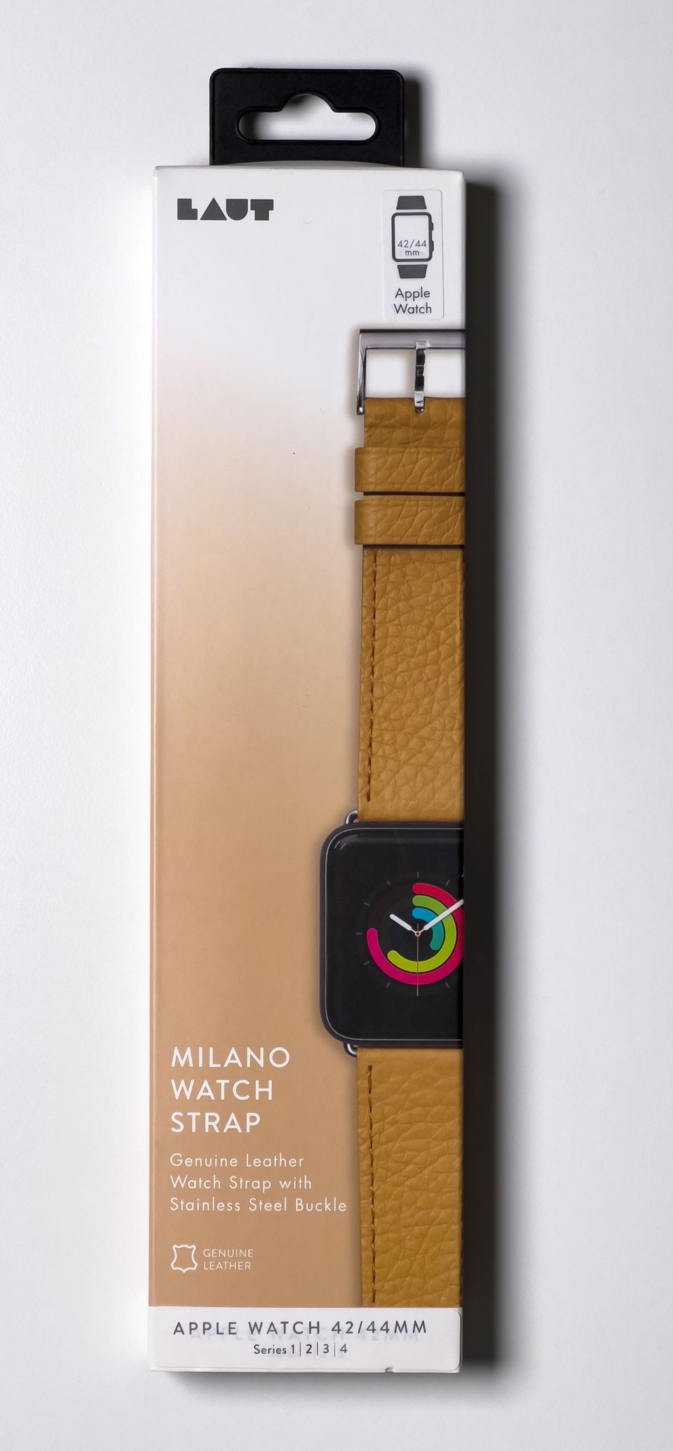 LAUT Milano Watch Strap for Apple Watch (ruskea)