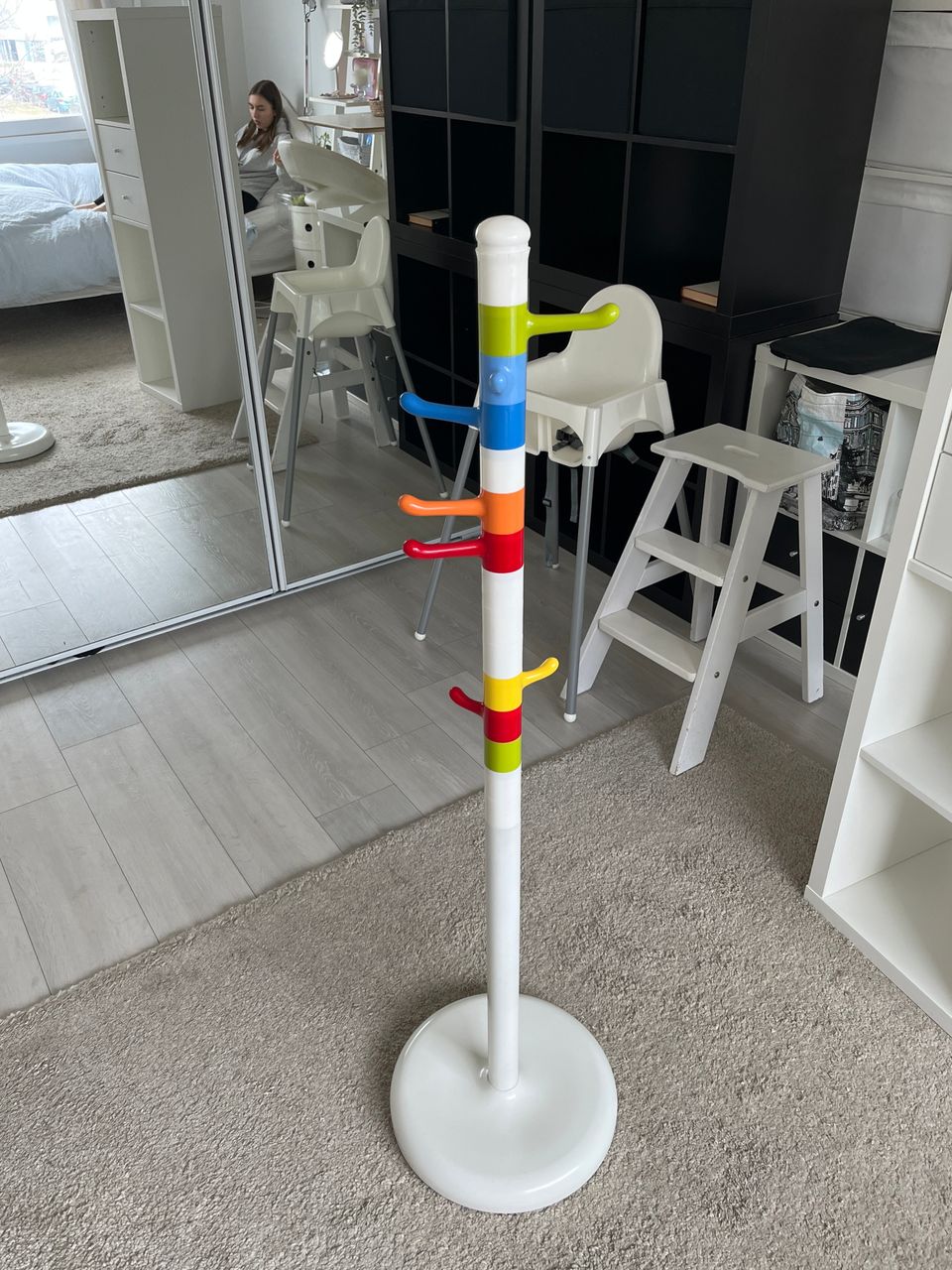 Ikea Krokig lasten naulakko korkeus 130 cm