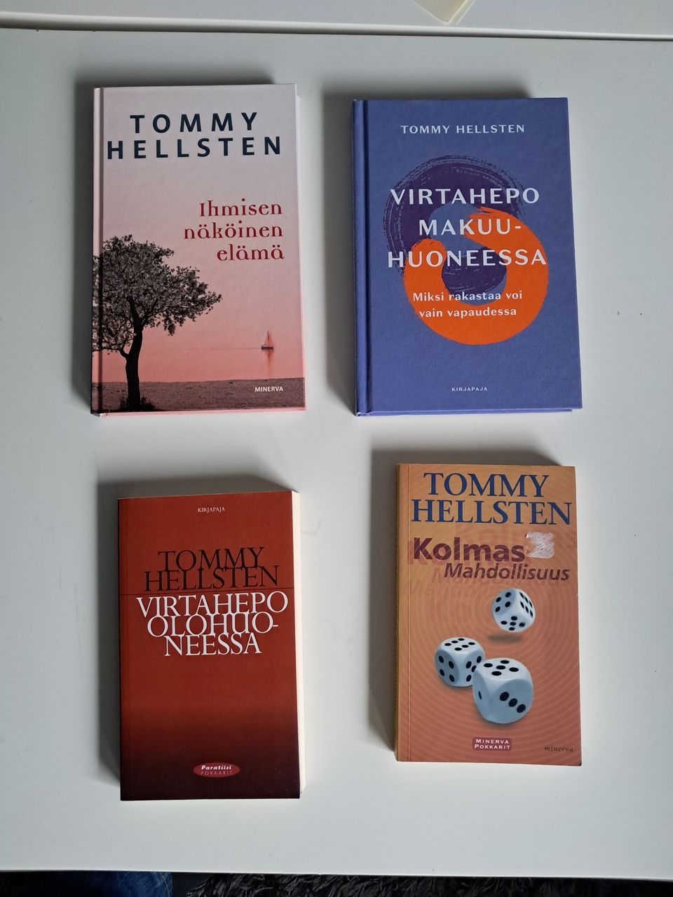 4 kpl Tommy Helstenin kirjoja