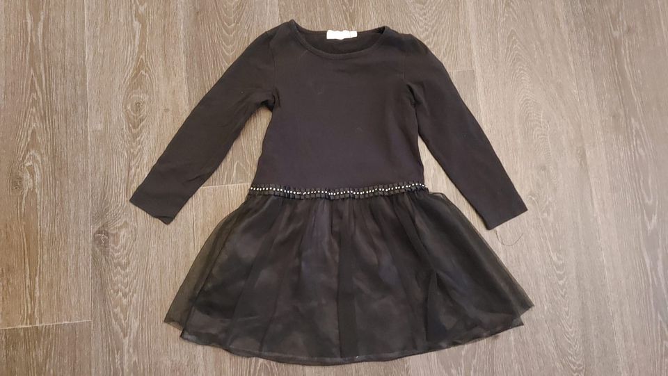 Musta mekko 110 cm