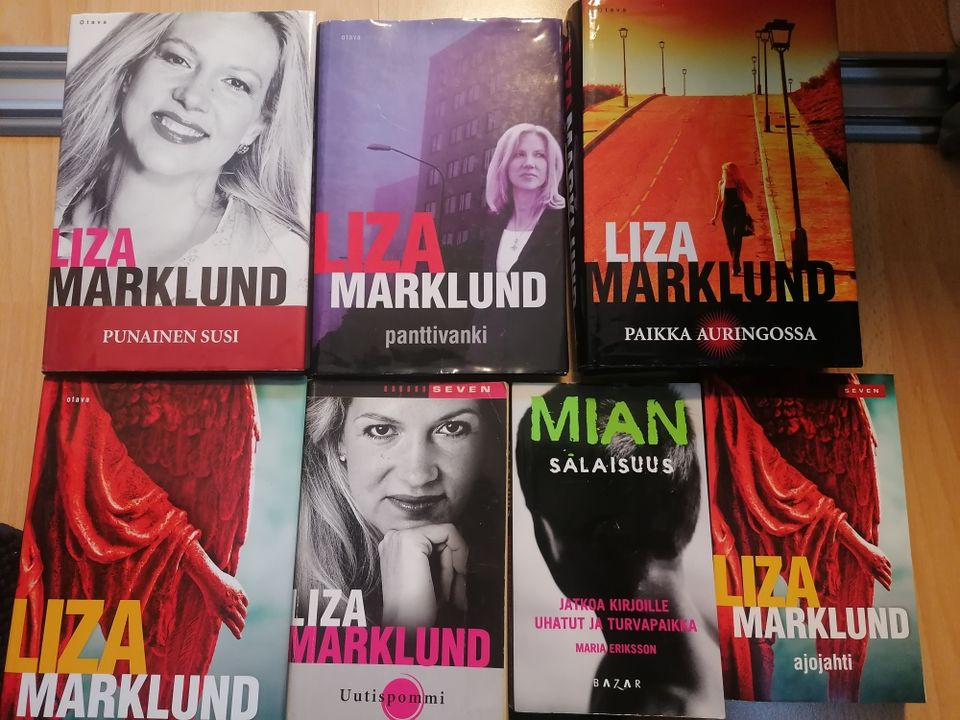 Liza Marklund kirjoja ja pokkareita kpl hinta