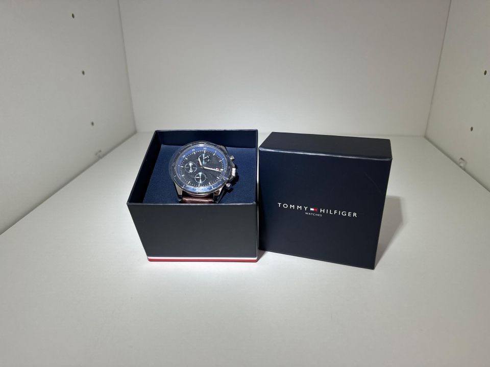 Tommy Hilfiger Parker Sininen/Nahka Ø44 mm ref. 1791837