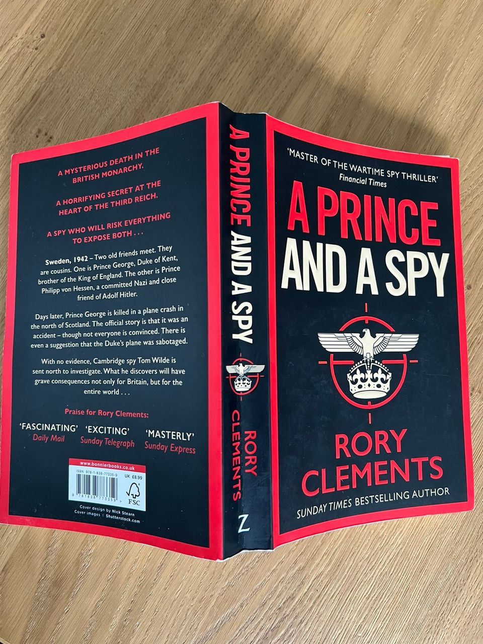 Prince and a Spy by Rory Clements