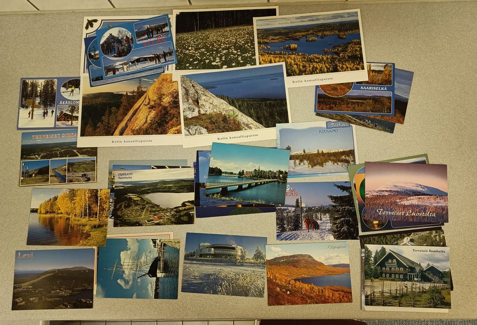 Kulkemattomia kotimaisia postikortteja