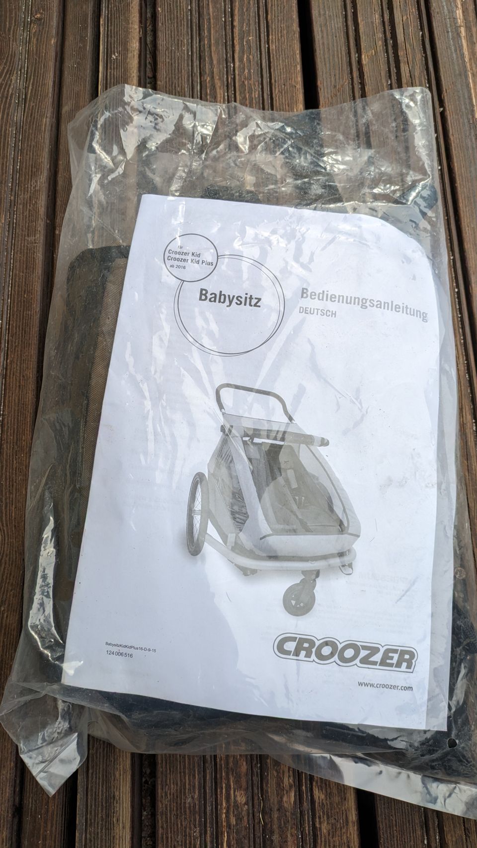 Croozer vauvanistuin sling