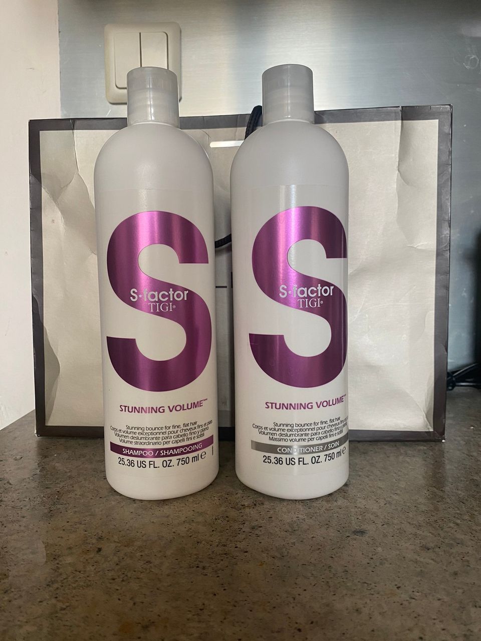 Tigi S-Factor 750ml Volume Shampoo ja Hoitoaine