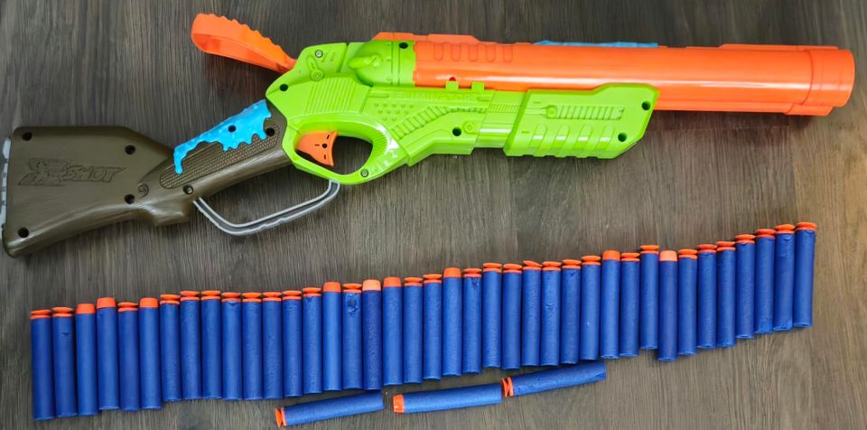 ItmBug Attack X-Shot Eliminator Soft Dart Blaster Toy Double Barrel nerf pyssy