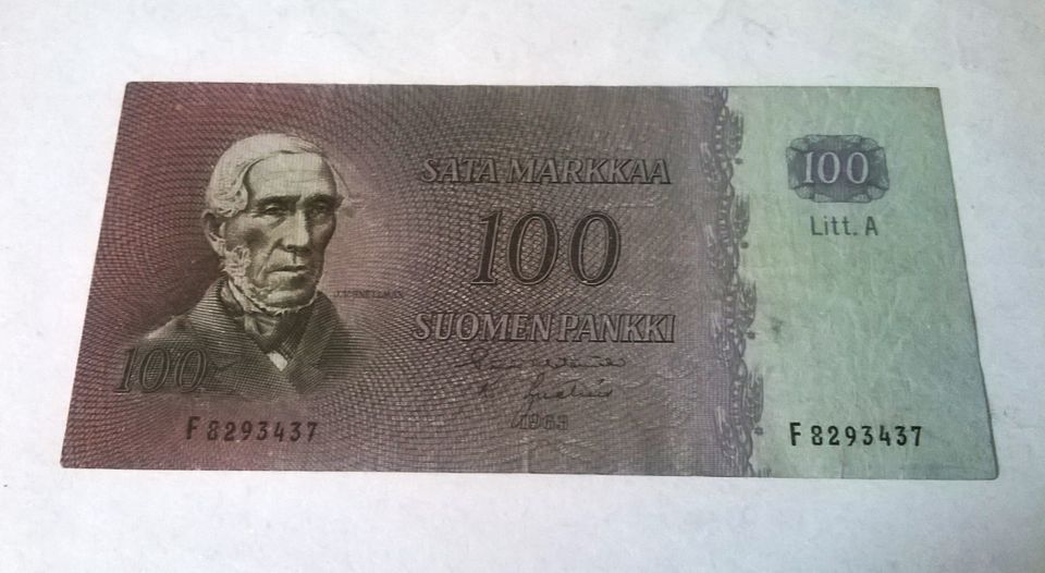 100 Markkaa 1963 LA, IGNATIUS
