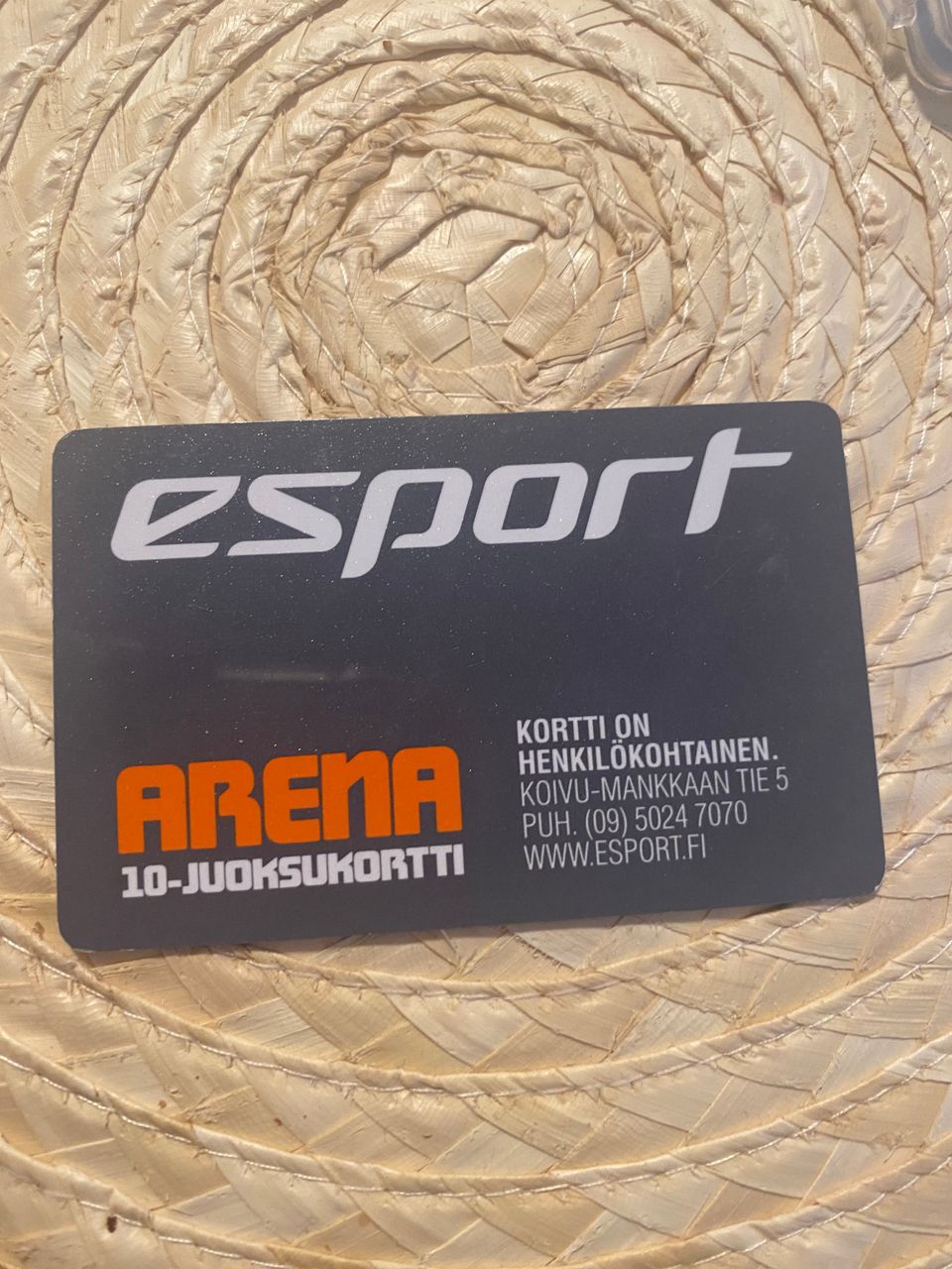 Esport Arenan 10-kortti