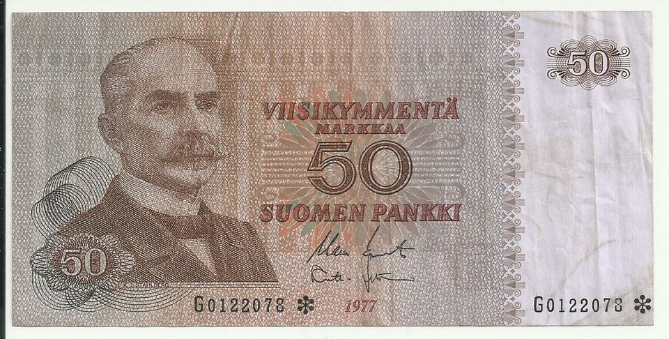 Suomi Tähtiseteli 50 markkaa 1977 G-0122078