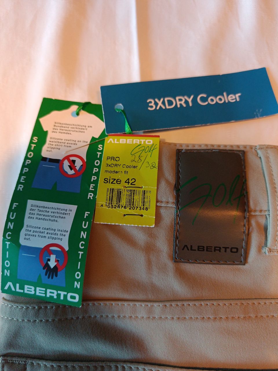 Alberto golfhousut- 3x dry cooler