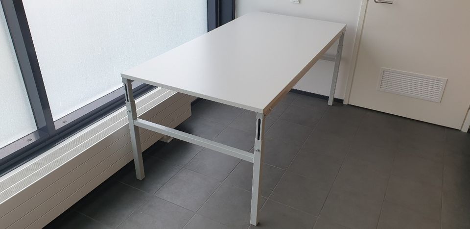 Treston-työpöytä, 180 x 90cm (L x S), säädettävä korkeus (65-90cm), Max 300 kg