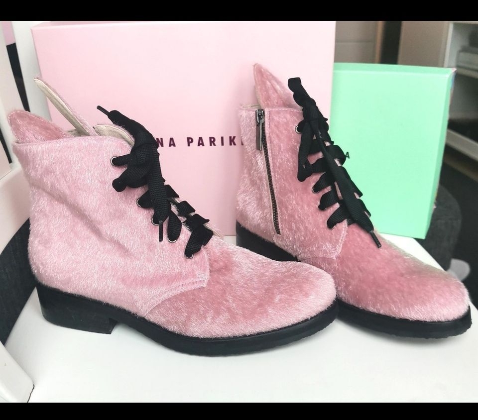 Minna Parikka Bunny Boot vegan pink, 39