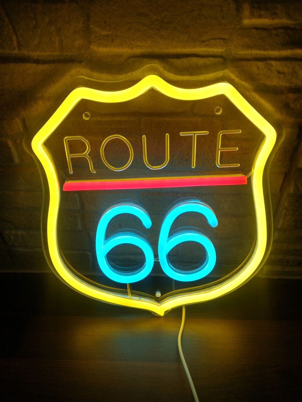 Route 66 neon seinävalo.