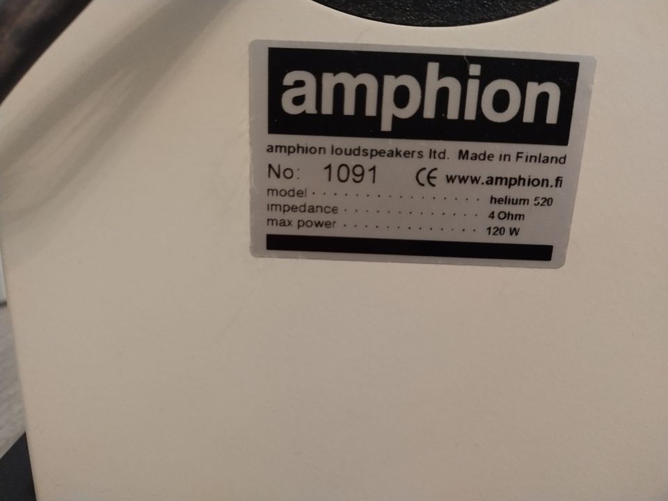 Amphion helium 520- kaiuttimet
