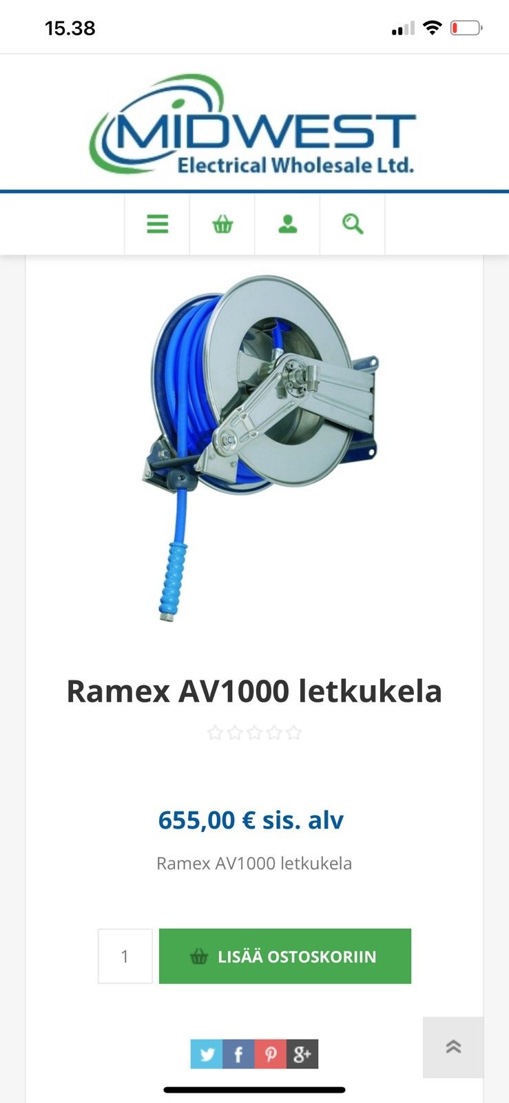 Ramex AV1000 letkukela