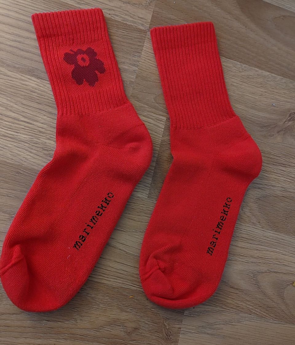 Marimekko punaiset Unikko sukat koko 37-39